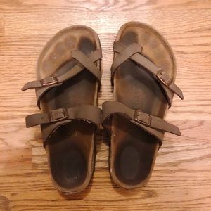 Brown Birkenstocks